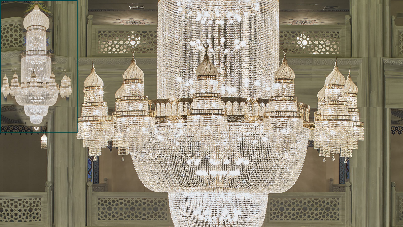 Moscow Central Mosque Chandelier