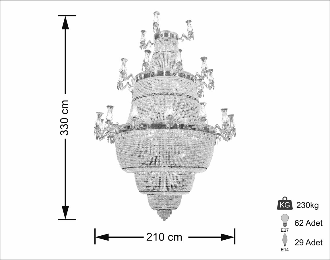 With Verses Classical 150 cm Multi-story