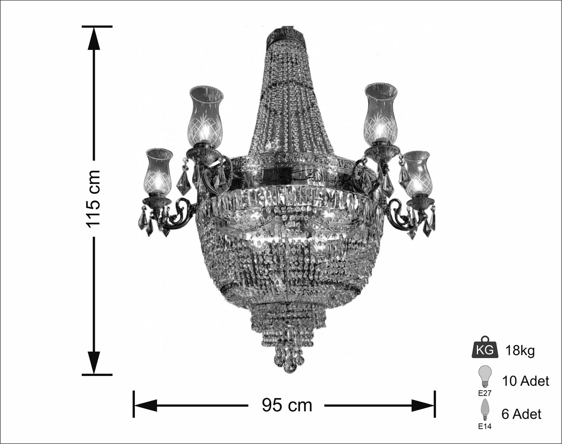 With Verses Classical 60 cm Sleeved