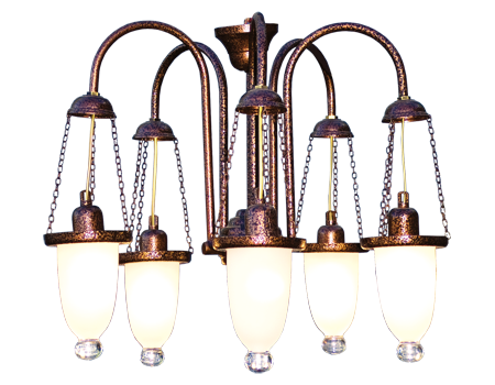 Copper Forged Painted 5 cm