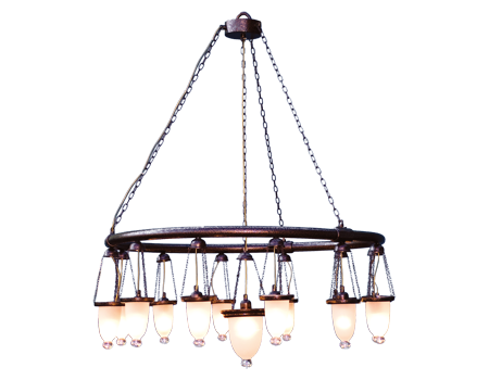 Copper Forged Painted 100 cm