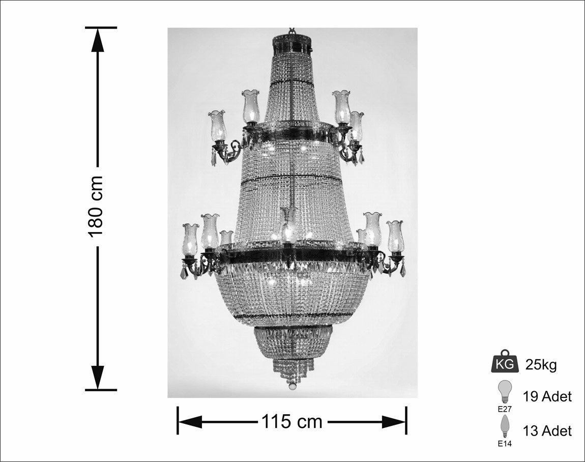 With Verses Classical 80 cm Multi-story