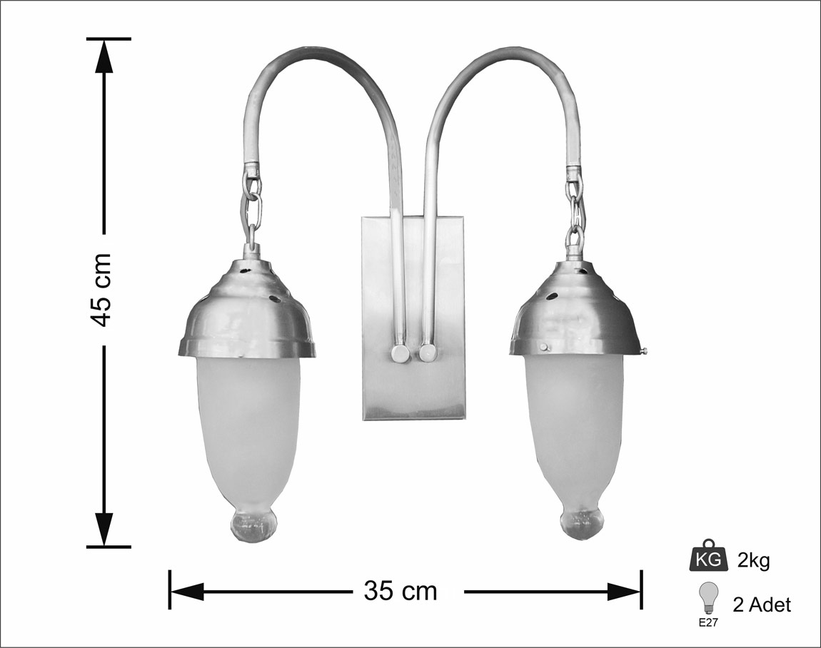 Ottoman Double Sconce